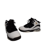 Shaq Full Press Athletic Basketball Shoes, Boys 3.5, White Black Gold Logo - £15.26 GBP