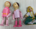 Melissa Doug Princess dollhouse wood doll green dress 2 Ballet dolls woo... - $9.89