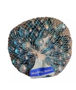 Decorative Marbles Blue Accents Round Glass Gems - $139.57 MXN