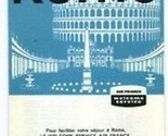 Air France Travel Brochure and Map of ROME Italy 1962 - $14.83