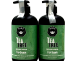 GIBS Grooming Tea Tree Hair Body Hydrator Top Down 12 oz-2 Pack - £28.64 GBP