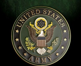 UNITED STATES ARMY ADHESIVE 3&quot; MEDALLION CHALLENGE COIN - £27.53 GBP