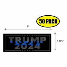 50 PACK 3.375&quot;x9&quot; TRUMP 2024 Sticker Decal Humor Funny Gift TRUMP BS0147 - £34.41 GBP