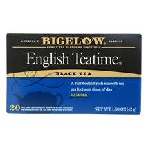 Bigelow Tea English Teatime Black Tea - Case Of 6 - 20 Bags - £31.06 GBP