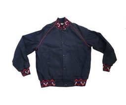 WestArk USA vintage mens baseball bomber jacket blue L - £31.65 GBP