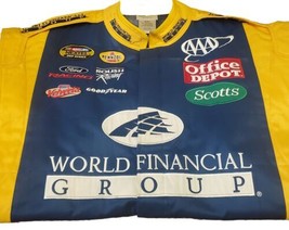VTG Nascar Jacket Carl Edwards Men&#39;s XXL World Financial Group Roush Racing Ford - £96.75 GBP