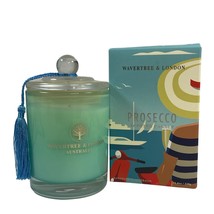 Wavertree &amp; London Prosecco Candle Tassel 11.6oz Australia Pure Soy Wax NEW - £35.32 GBP