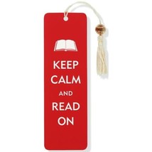 Keep Calm &amp; Read on Beaded Bookmark Peter Pauper Press (Corporate Author) - £3.98 GBP