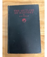 THE OUTLINE OF HISTORY COMPLETE IN ONE VOLUME BY H.G. WELLS 1929 HARDCOV... - $165.89 MXN