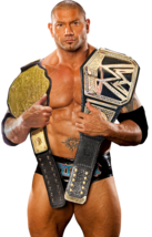 Batista 8X10 Photo Wrestling Picture Wwe With Belt Wide Border - $4.94