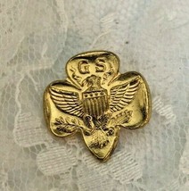 Girl Scouts of America Pin Brooch 7/8&quot; x 7/8&quot; Vintage  - $18.79