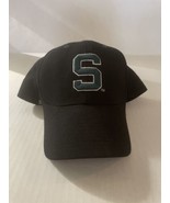 Michgian State Spartans Size 7 1/8 Fitted Hat Vtg Rare Lids NCAA - £15.80 GBP