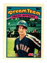 1989 Topps Kmart Dream Team #11 Gregg Jefferies New York Mets - £0.80 GBP