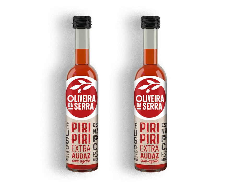Portugal Hot Sauce Piri Piri with Olive Oil Oliveira da Serra 2 x 50ml - $475.72 MXN