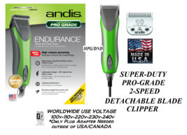 Andis SUPER-DUTY Endurance 2-SPEED Animal Clipper*Us,Uk,Eu,Sas VOLTAGE*100-240V - $279.99