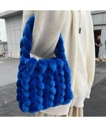 Cozy Elegance: Soft Textured Crochet Handbag and Matching Ensemble - $303.80 MXN