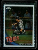 2010 Topps Chrome Baseball Trading Card #50 Joe Mauer Minnesota Twins - £7.76 GBP
