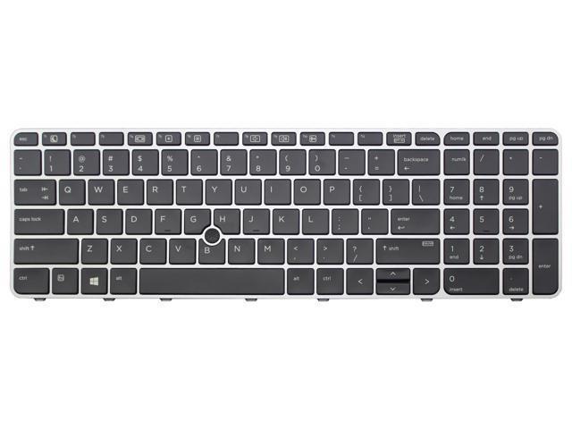 US English Black Backlit Keyboard For HP EliteBook 755 G4 850 G4 Light Backlight - $80.37