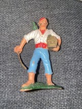 PLASTIC PIRATE FIGURE - MADE IN GERMANY - $1.99