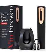 Rechargeable Electric Wine Bottle Opener - Charging Base and Foil Cutter... - $94.76