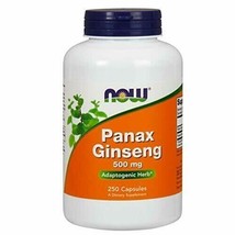 NOW Supplements, Panax Ginseng 500 mg, 250 Capsules - £23.00 GBP