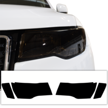 Fits 2014 - 2021 Jeep Grand Cherokee Head Light Taillight Overlay Tint C... - $25.99