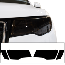 Fits 2014 - 2021 Jeep Grand Cherokee Head Light Taillight Overlay Tint C... - £20.32 GBP