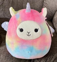 Squishmallows Kelly Toys Rainbow Llamacorn Lucy-May - 8&quot; - New w/ Tag - £7.65 GBP