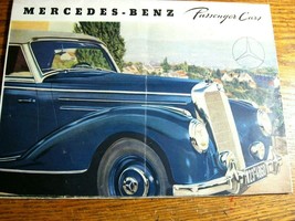 1950 1951 1952 1953 Mercedes-Benz Type 220 170 D DS Color Brochure Origi... - $44.55