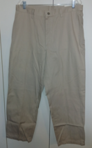 WRANGLER 5 STAR MEN&#39;S 100% COTTON FLAT FRONT/RELAXED FIT PANTS-36x30-NWT - $13.99