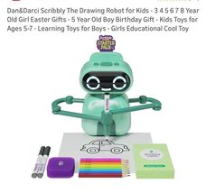 Kids drawing robot educational art toy - $108.78