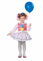 Circus Polka Dot Cutsie Clown Child Halloween Costume Toddler Girl&#39;s Large 4-6 - £19.99 GBP