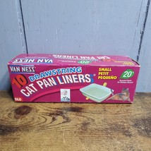 Van Ness Small Drawstring Cat Litter Box Liners, 10 Count - £7.20 GBP