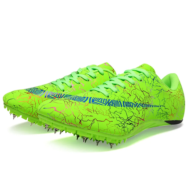 Men Track and Field Spikes Shoes Training Competition Sprint Lightweight Racing  - £135.98 GBP