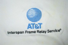 Vintage AT&amp;T Shirt - Interspan Frame Relay Service -White Collared Shirt - £4.63 GBP