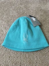Spyder Kids Balistic Blue Beanie Hat Toboggan Winter One Size - £22.04 GBP