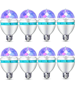 8 Pcs Disco Light Bulb Rotating E26/E27 Party Light Bulbs Rotating Color... - €30,56 EUR 8 Pcs Disco Light Bulb Rotating E26/E27 Party Light Bulbs Rotating Color... - €30,56 EUR