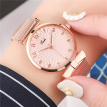 Personality Bowknot Fashion Digital Sunflower Watch Women - £16.23 GBP