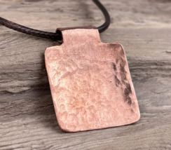 1 Pc Pure Copper Healing Square Pendant Locket, Jewelry, Spiritual Kriya - $23.08
