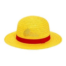 One Piece Luffy Cosplay Straw Sun Hat Anime Licensed NEW - £14.13 GBP