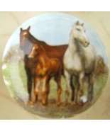 Cabinet Knobs Knob w/ 3 Horses @Pretty@ #2 HORSE - €3,84 EUR