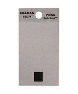 Hillman 2&quot; Black on Silver Reflective Square-Cut Mylar Period (.) - €14,24 EUR
