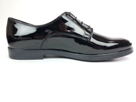 Aldo Laroamma Black Patent Leather Dress Derby Shoes Size UK 9.5 US 11 - £47.86 GBP