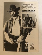 Paradise TV guide Vintage Print Ad Lee Horsley Tpa5 - £4.58 GBP