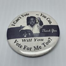 I Can’t Vote You Can Bill Clinton Presidential Election Button Pin Democ... - $7.91