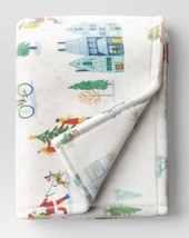 Target Wondershop Winter Wonderland Christmas Scene Throw Blanket 50&quot; x ... - $165.89 MXN
