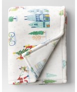 Target Wondershop Winter Wonderland Christmas Scene Throw Blanket 50&quot; x ... - €7,59 EUR