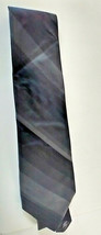 George black and gray silk Necktie tie - $170.06 MXN
