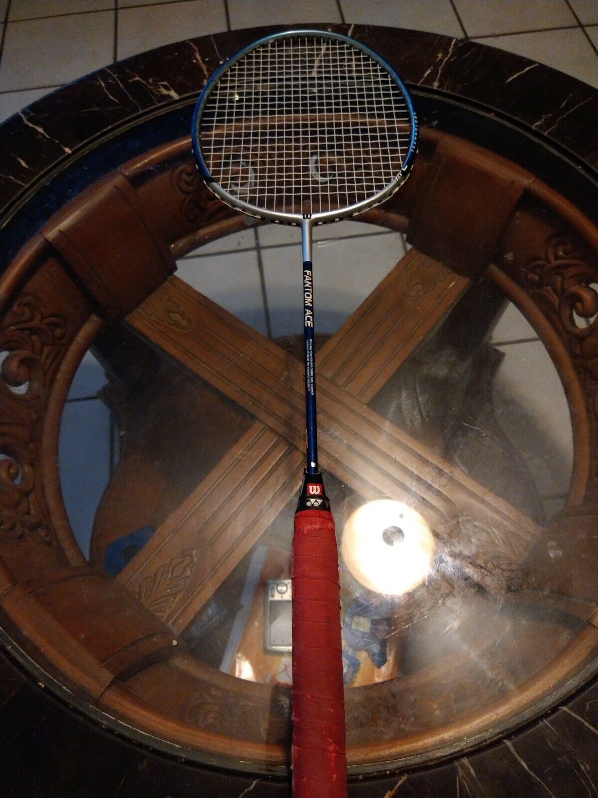 Primary image for YONEX FANTOM ACE Blues Badminton Racquet Power Flex Cap 85g / y324 PFC