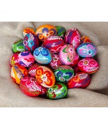 10-50 pcs Small wooden Easter Eggs Handmade Ukrainian Pysanky Pysanka or... - $14.09+